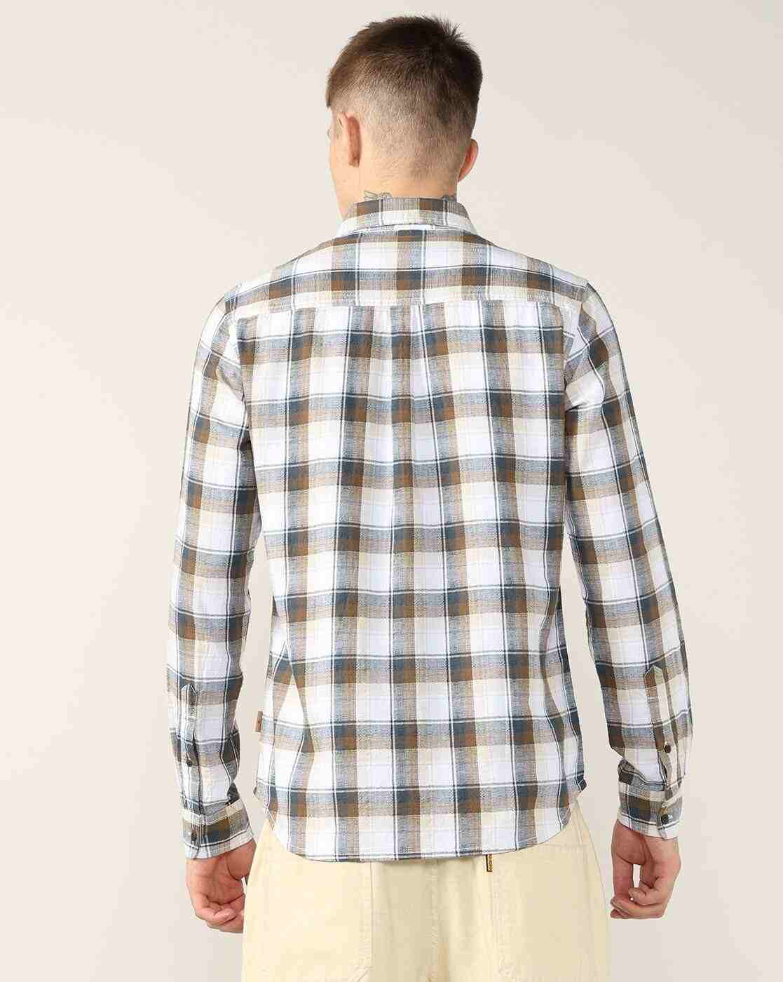 Lee Cooper | Men Checked Regular Fit Shirt|3