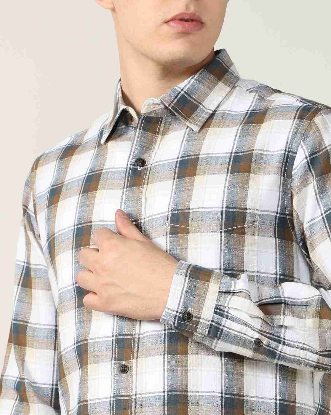 Lee Cooper | Men Checked Regular Fit Shirt|6