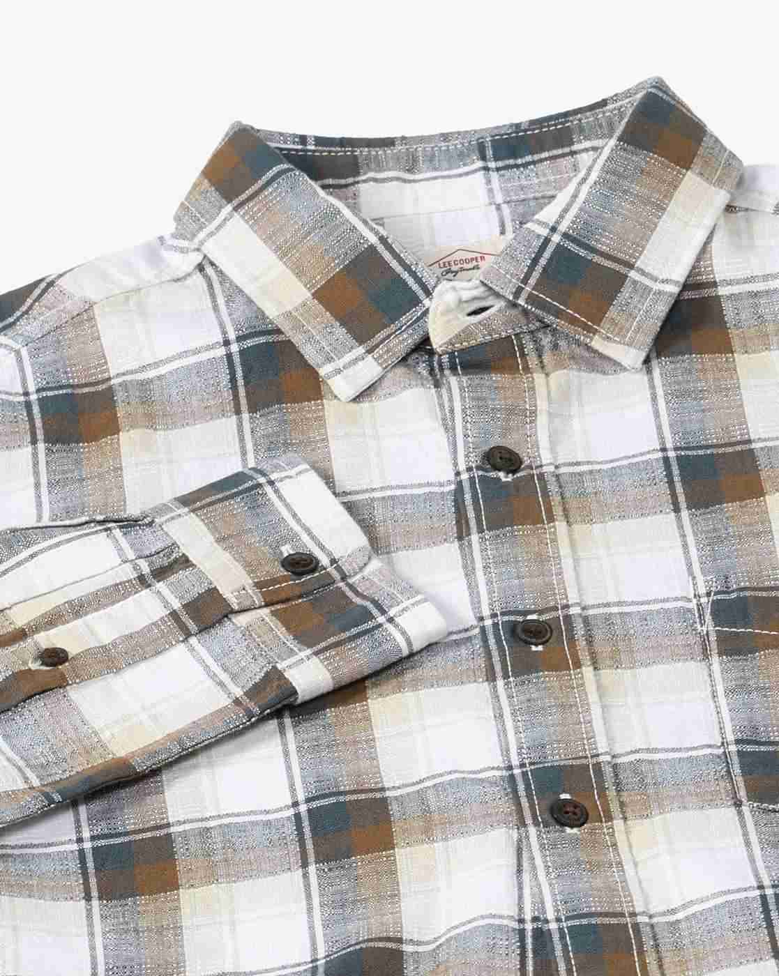 Lee Cooper | Men Checked Regular Fit Shirt|7