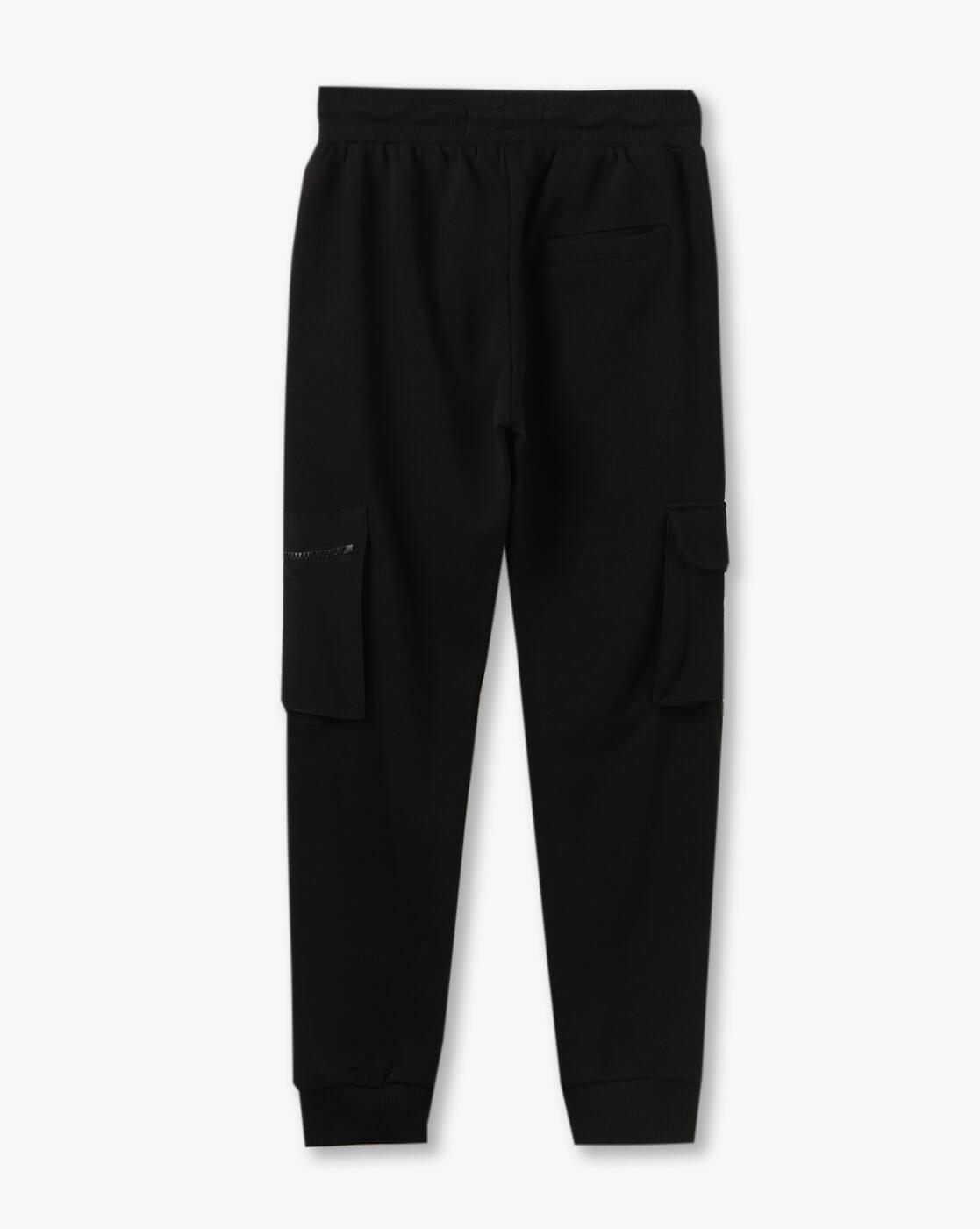 Lee Cooper | Boys Cargo Joggers with Drawstring Waist|1