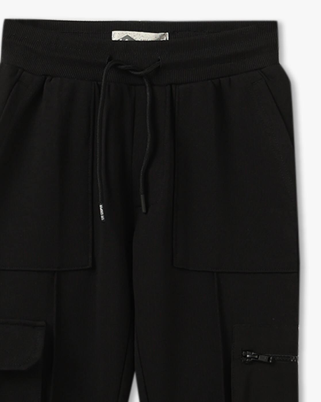 Lee Cooper | Boys Cargo Joggers with Drawstring Waist|2