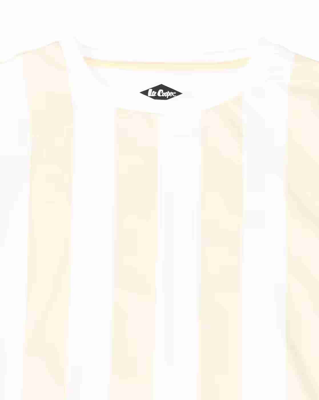 Lee Cooper | Men Vertical Striped Regular Fit Crew-Neck T-Shirt|6