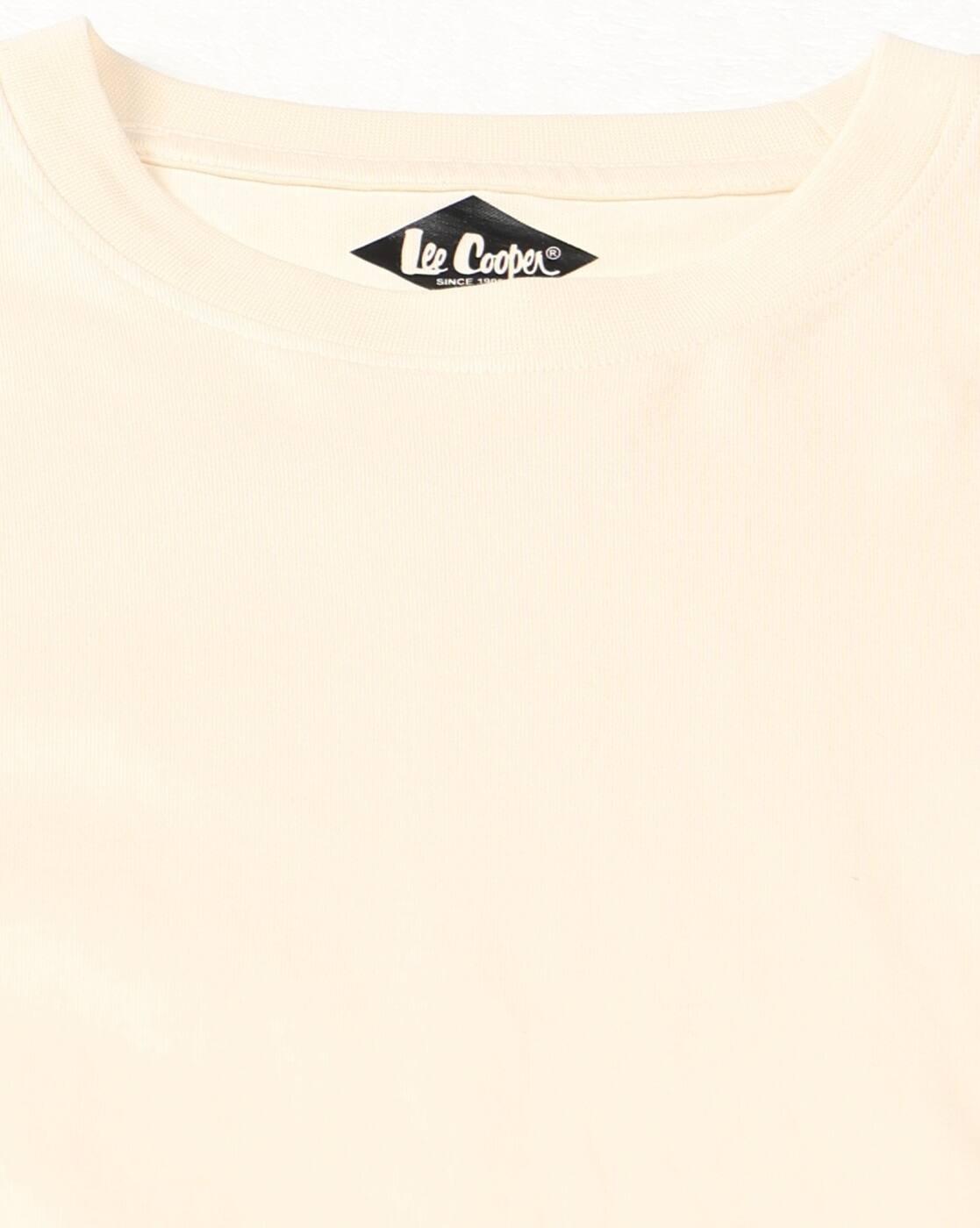 Lee Cooper | Women Regular Fit Crew-Neck T-Shirt with Floral Print|5