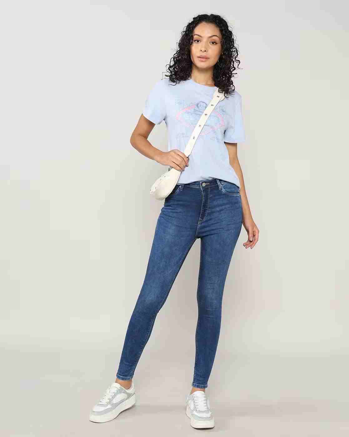 Lee Cooper | Women Lightly Washed Super Skinny Fit Jeans|0