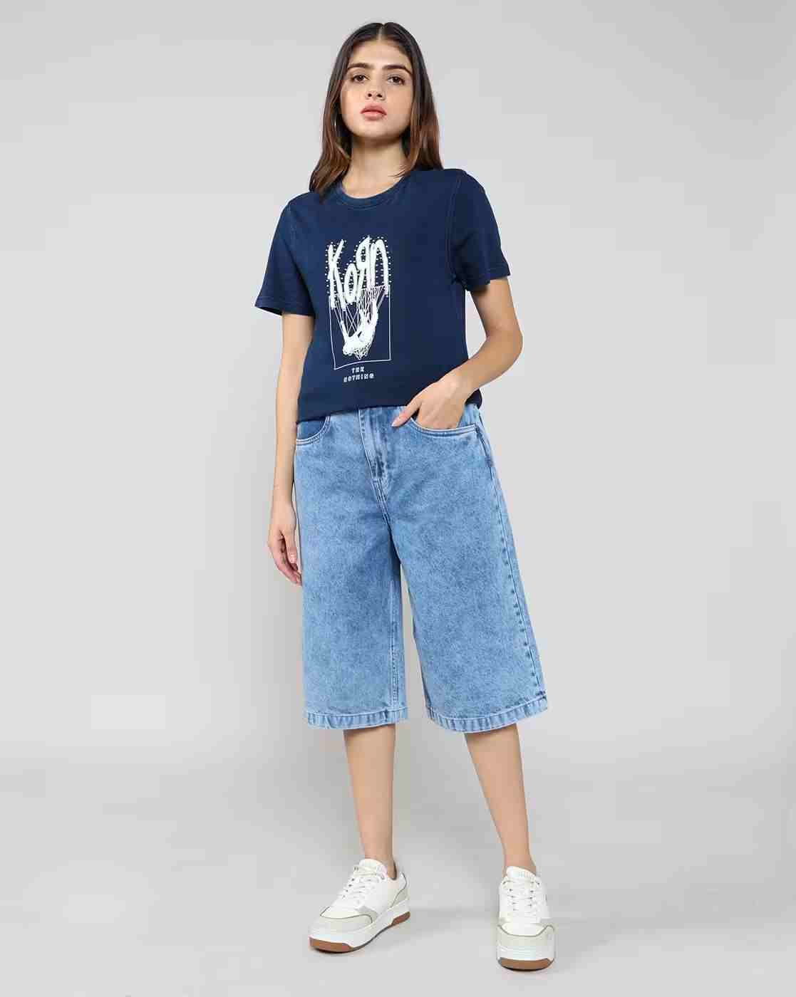 Lee Cooper | Women Mid-Rise Denim Shorts|0