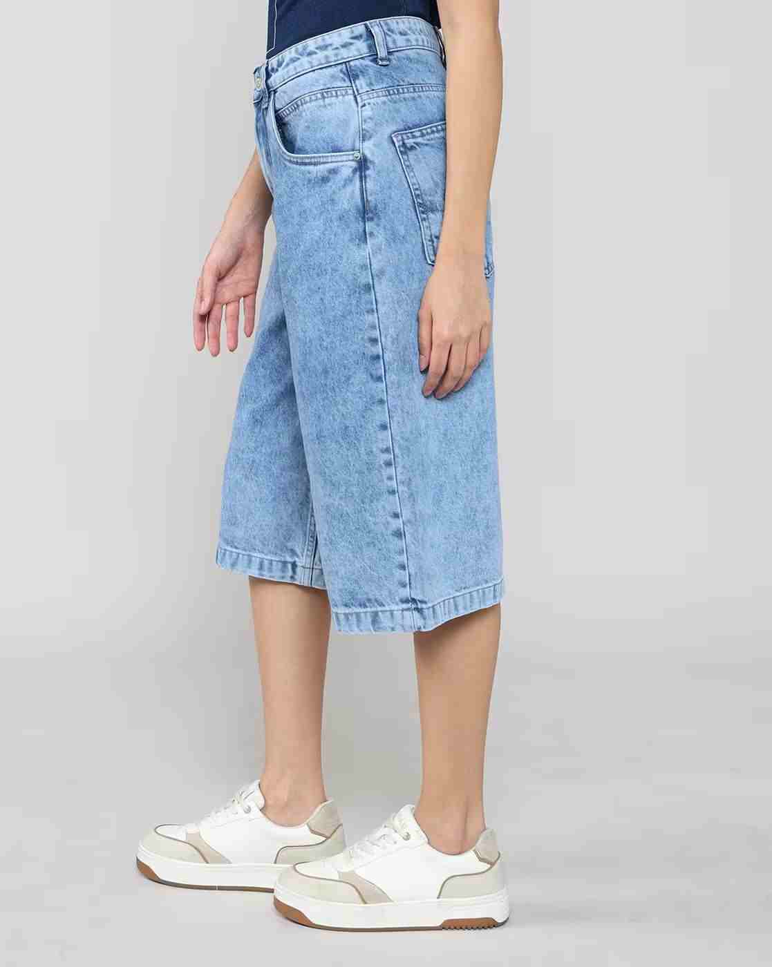 Lee Cooper | Women Mid-Rise Denim Shorts|1