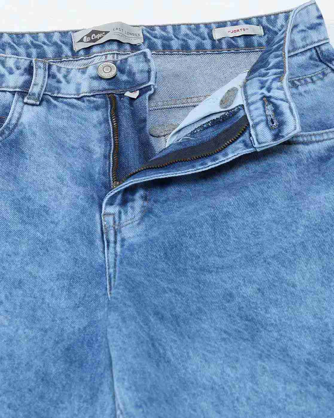 Lee Cooper | Women Mid-Rise Denim Shorts|5