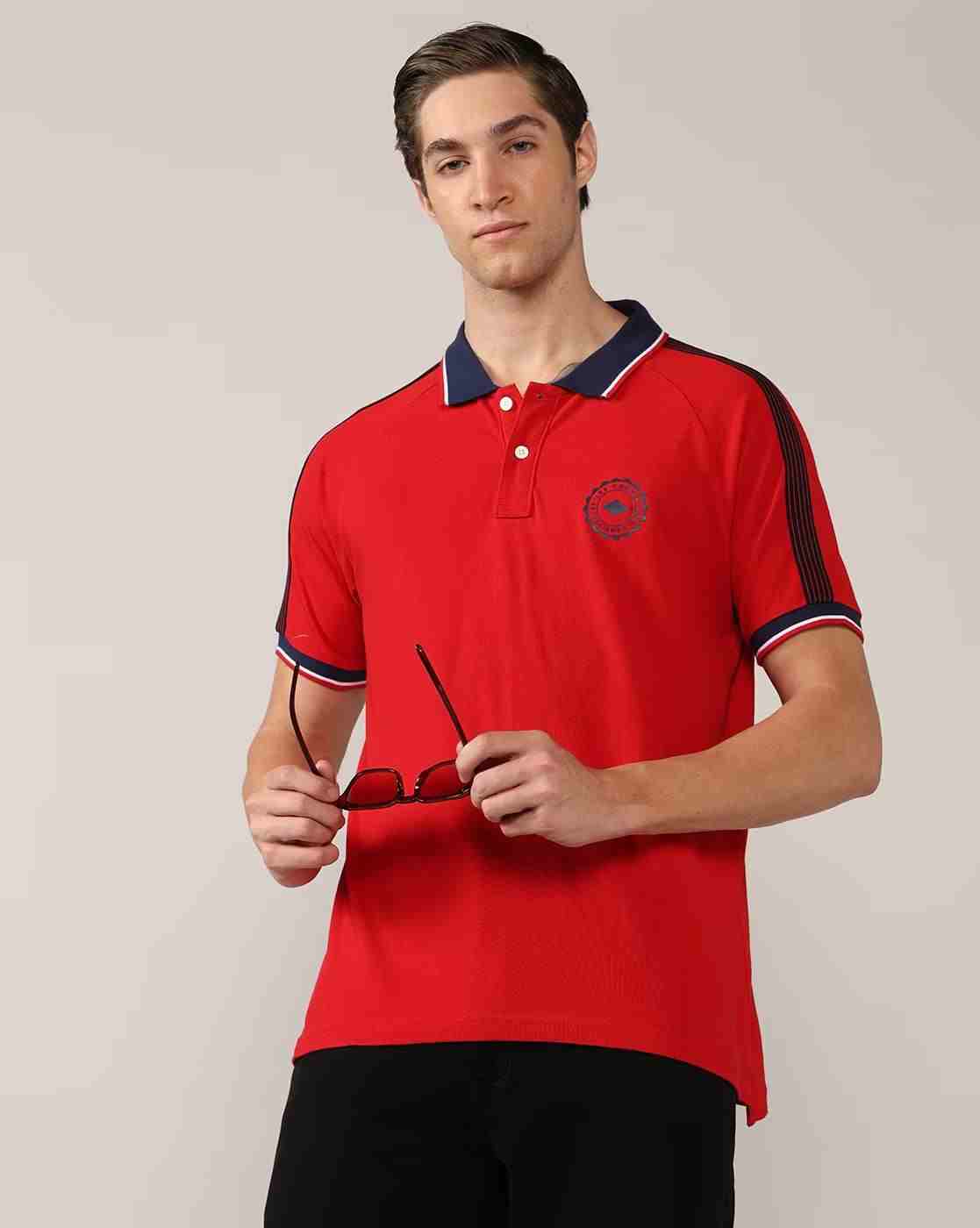 Lee Cooper | Men Embroidered Regular Fit Polo T-Shirt|0
