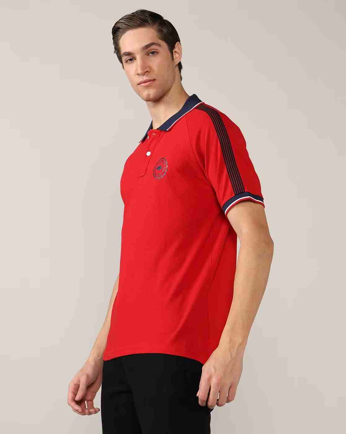 Lee Cooper | Men Embroidered Regular Fit Polo T-Shirt|1