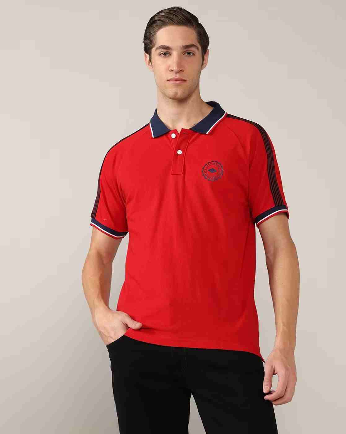 Lee Cooper | Men Embroidered Regular Fit Polo T-Shirt|3