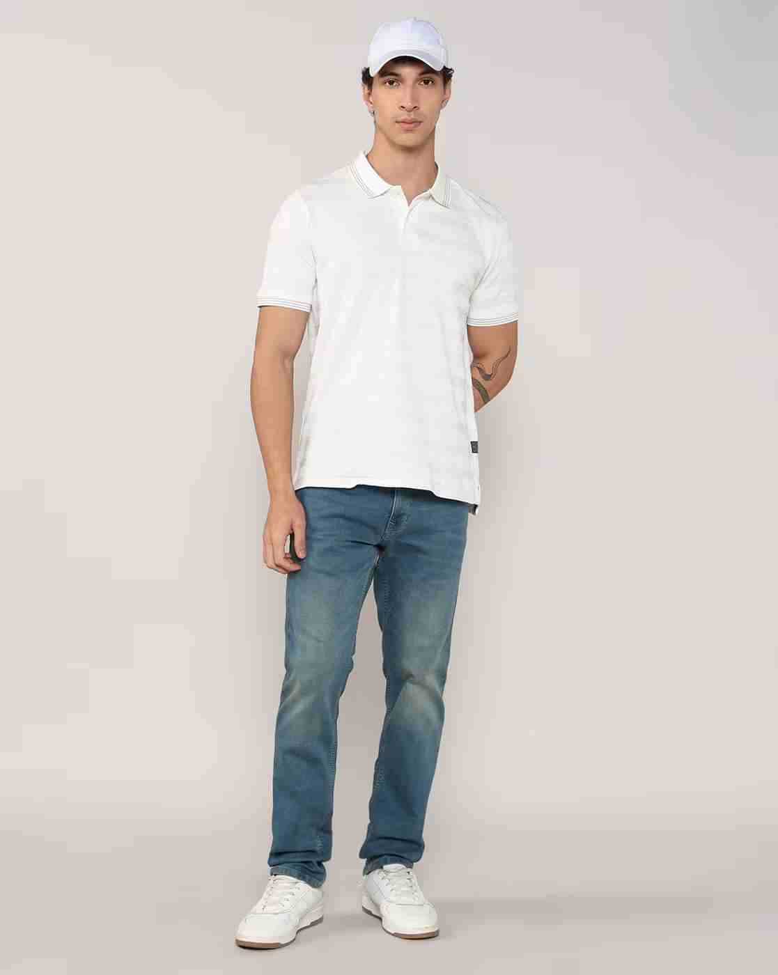 Lee Cooper | Men Regular Fit Polo T-Shirt with Contrast Taping|3