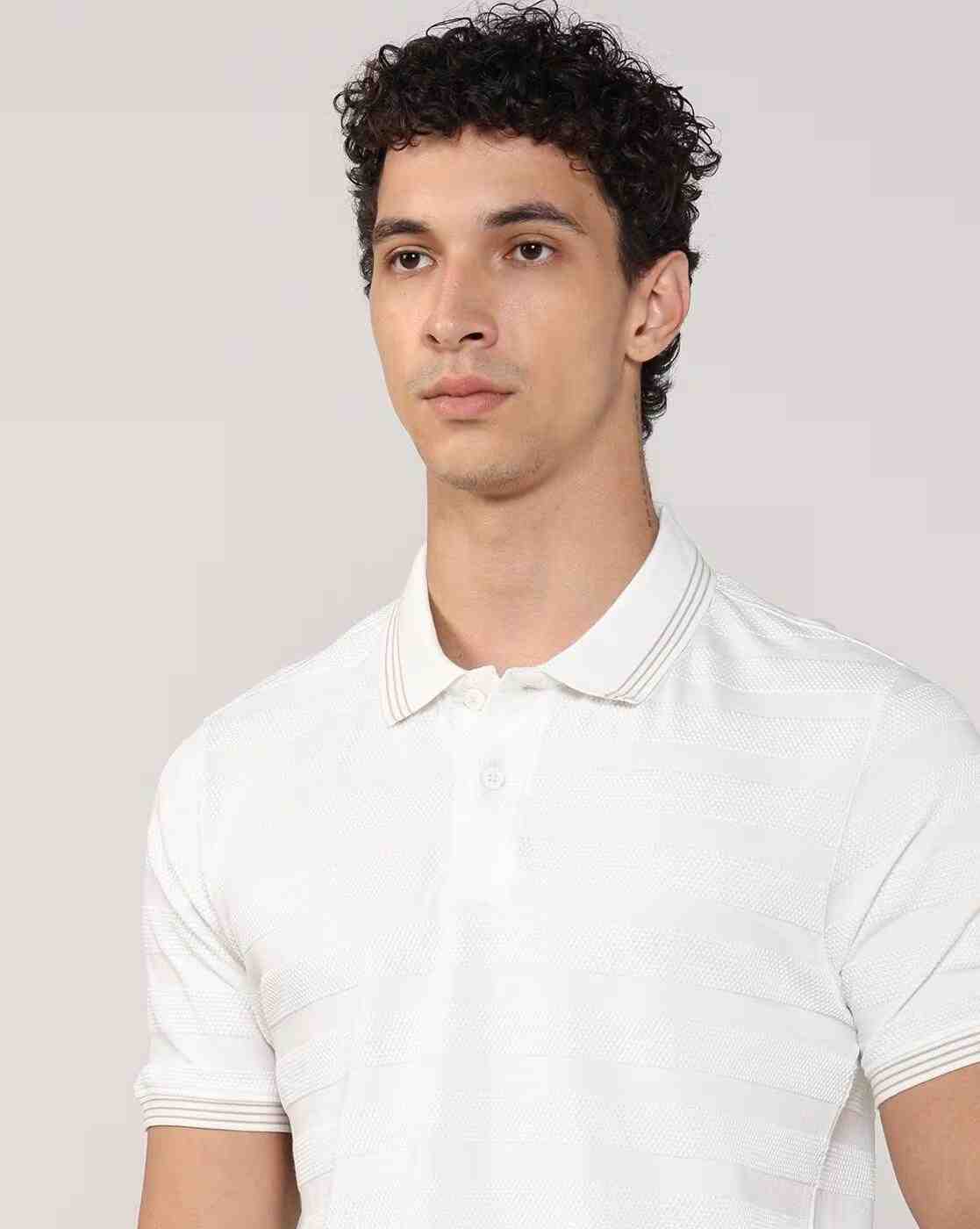 Lee Cooper | Men Regular Fit Polo T-Shirt with Contrast Taping|6