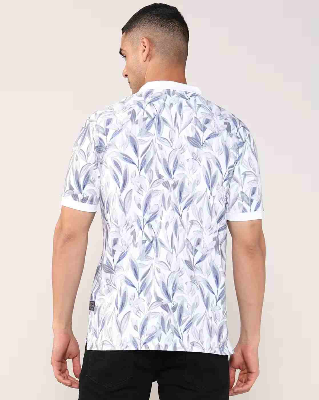 Lee Cooper | Men All-Over Print Regular Fit Polo T-Shirt|2