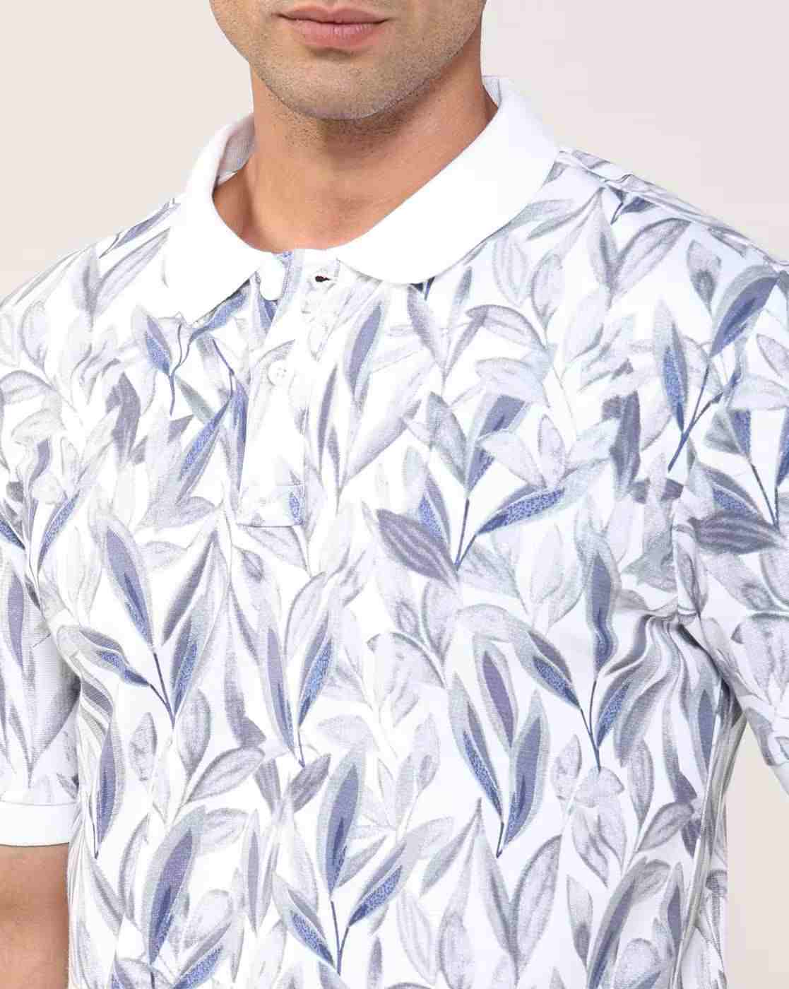 Lee Cooper | Men All-Over Print Regular Fit Polo T-Shirt|5