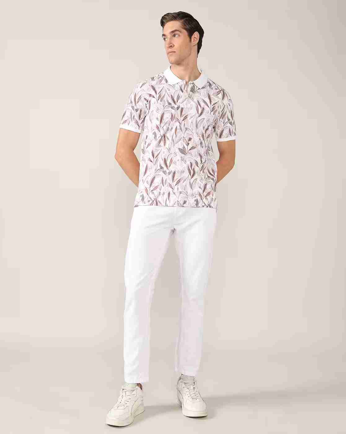 Lee Cooper | Men All-Over Print Regular Fit Polo T-Shirt|4