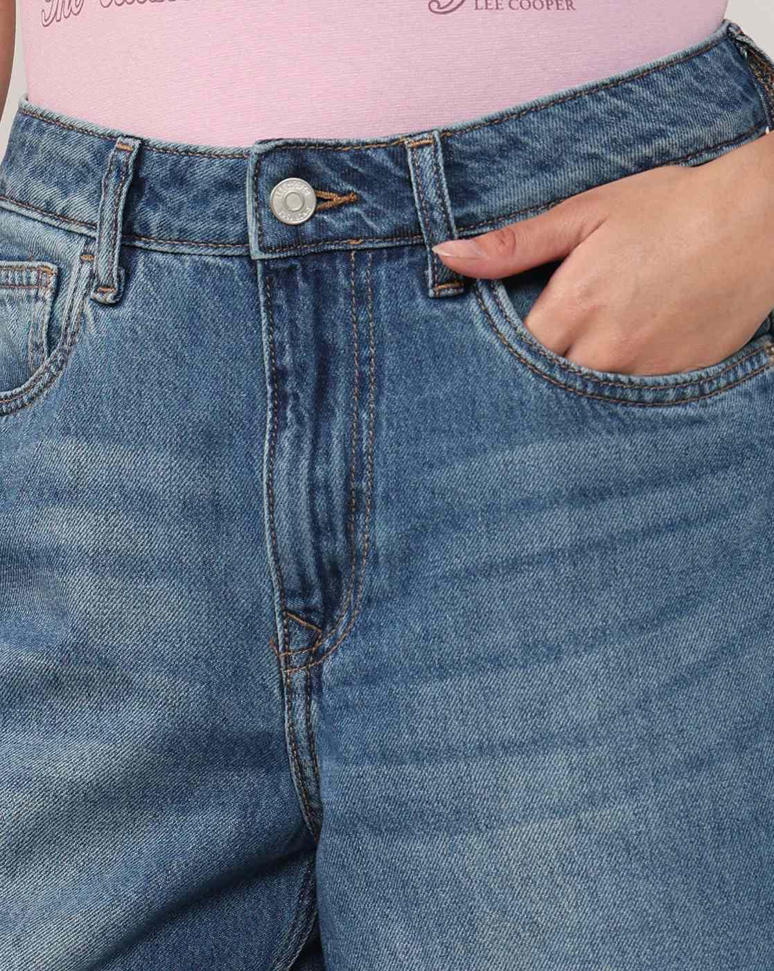 Lee Cooper | Women Mid-Rise Straight Jeans|4
