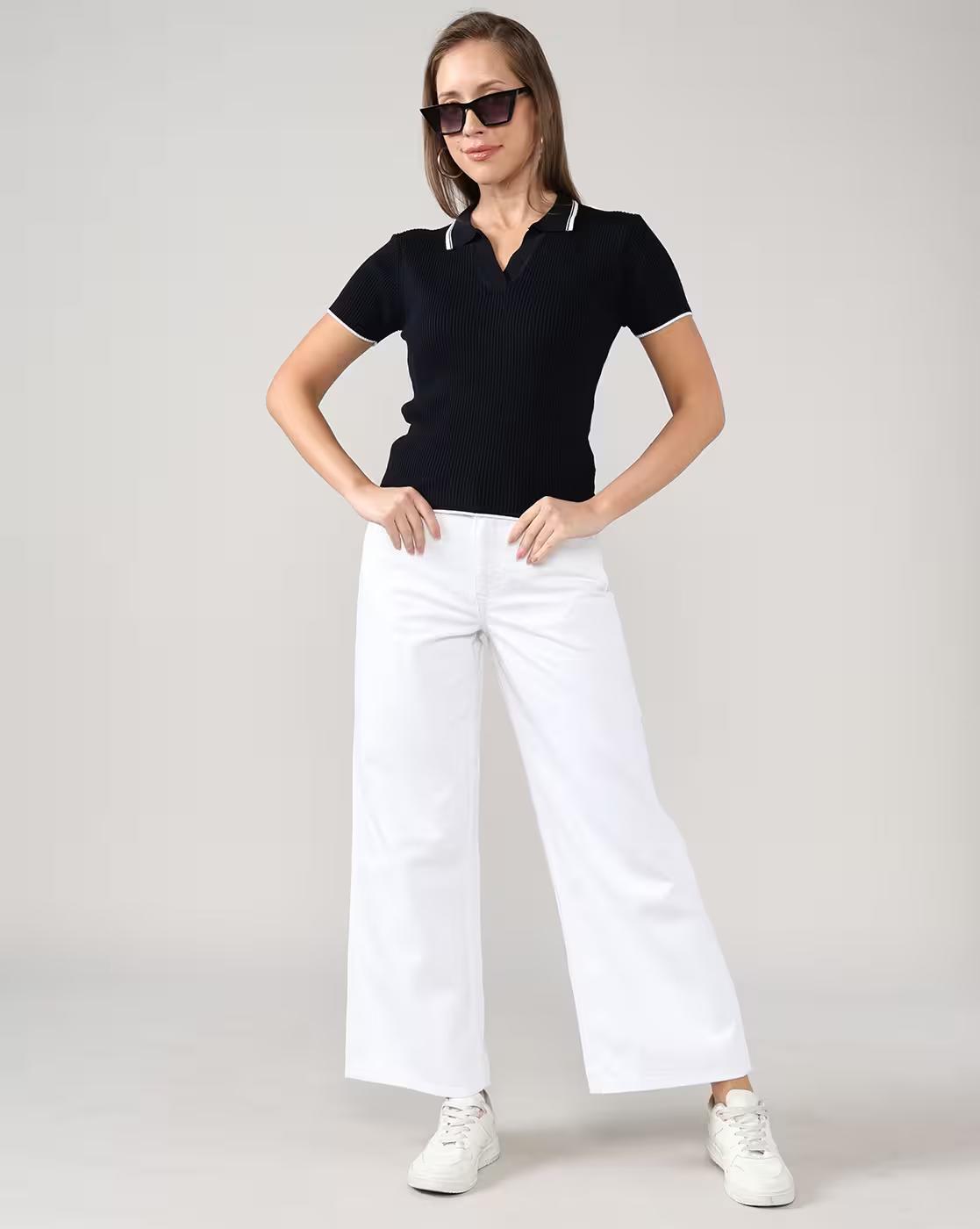Lee Cooper | Women High-Rise Cotton Straight Jeans|0