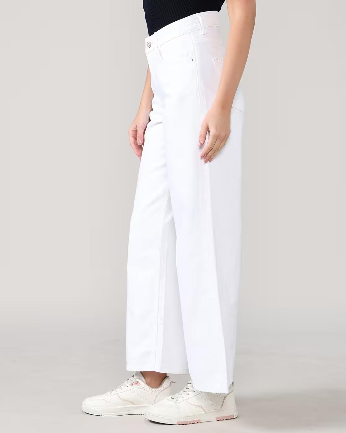 Lee Cooper | Women High-Rise Cotton Straight Jeans|2