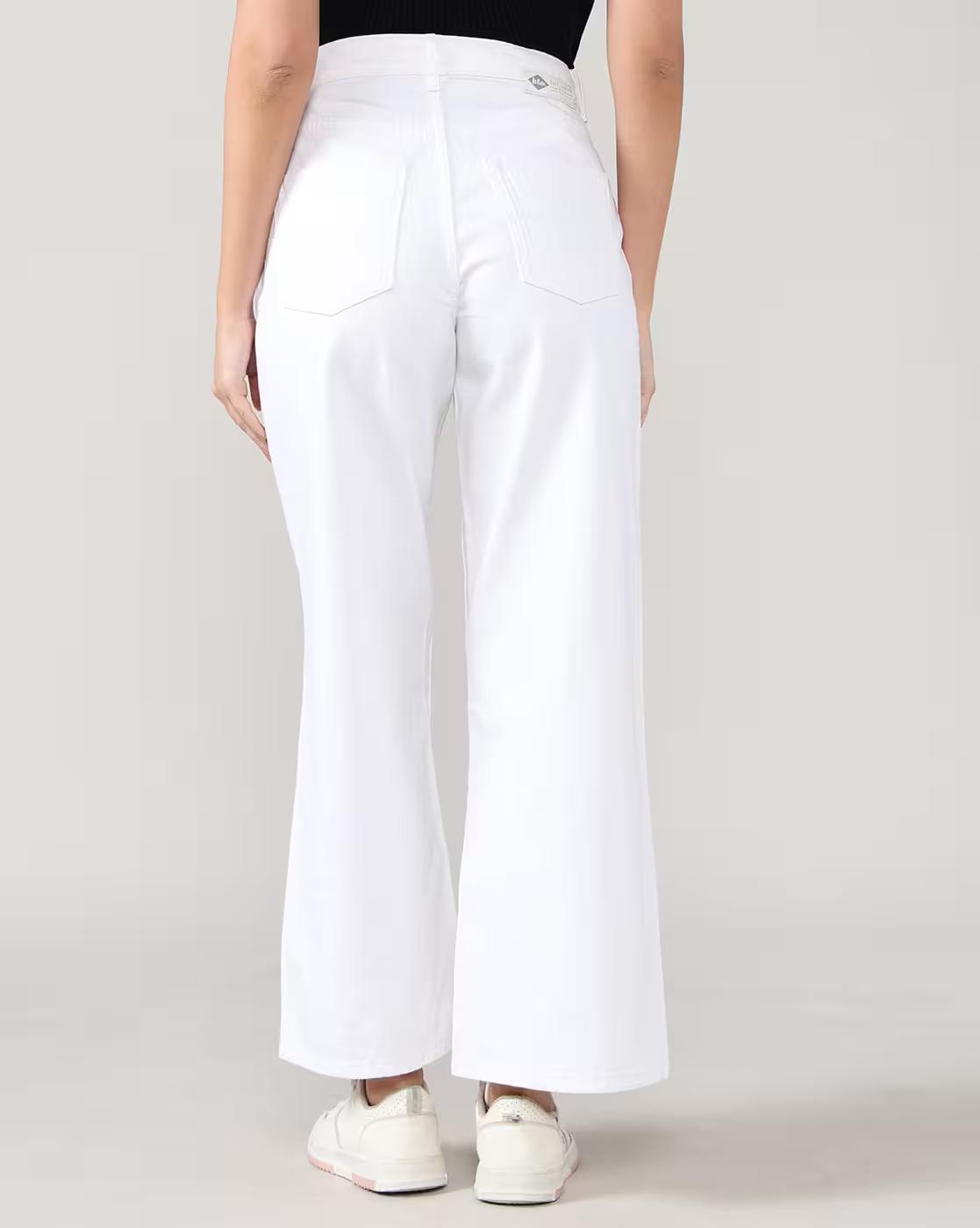 Lee Cooper | Women High-Rise Cotton Straight Jeans|3