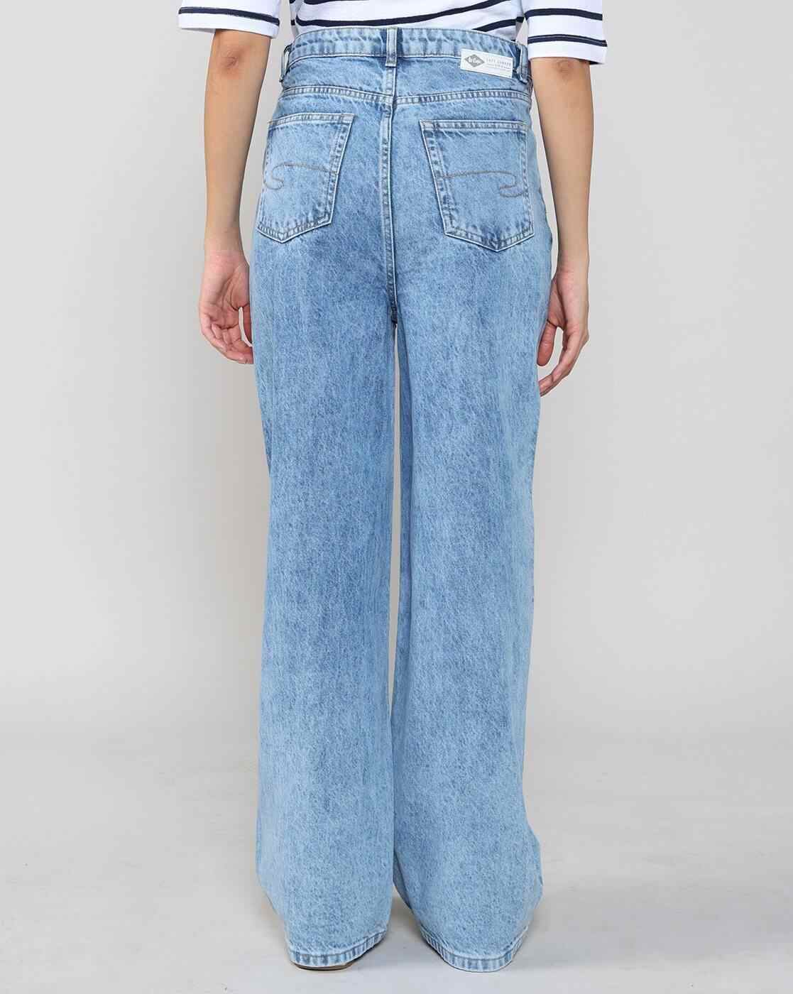 Lee Cooper | Women High-Rise Wide Leg Jeans|2