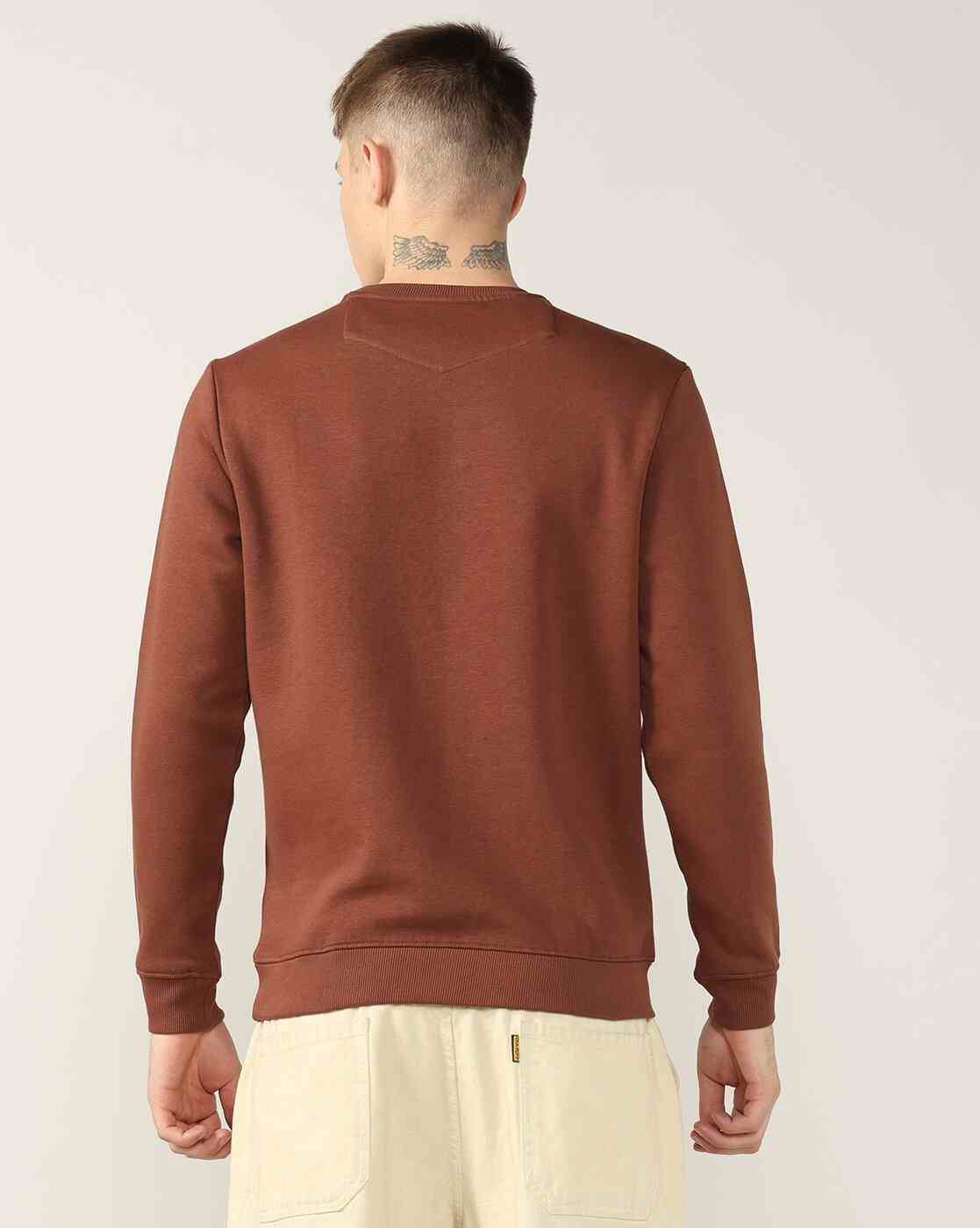 Lee Cooper | Men Typographic Print Regular Fit Sweatshirt|2