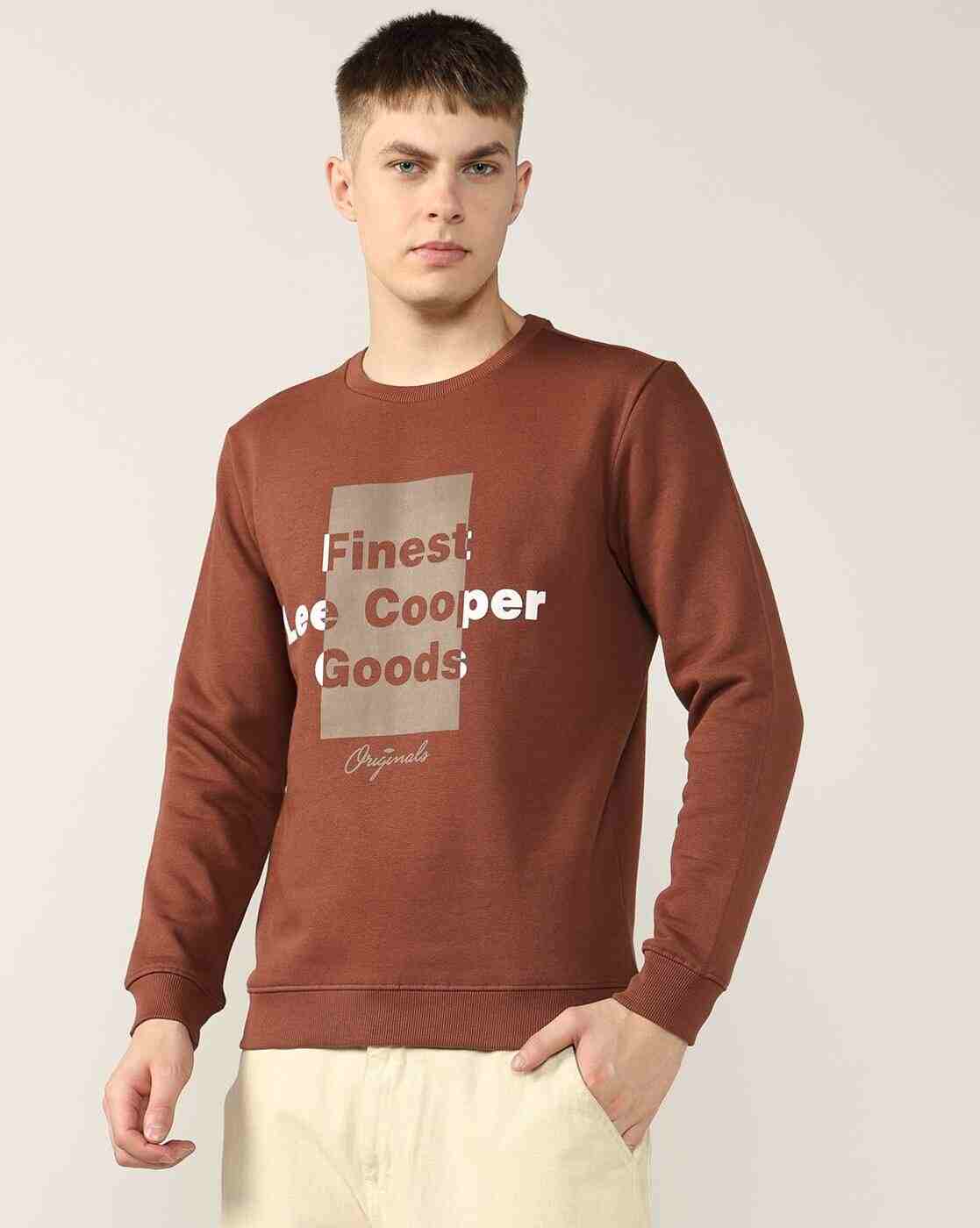 Lee Cooper | Men Typographic Print Regular Fit Sweatshirt|3