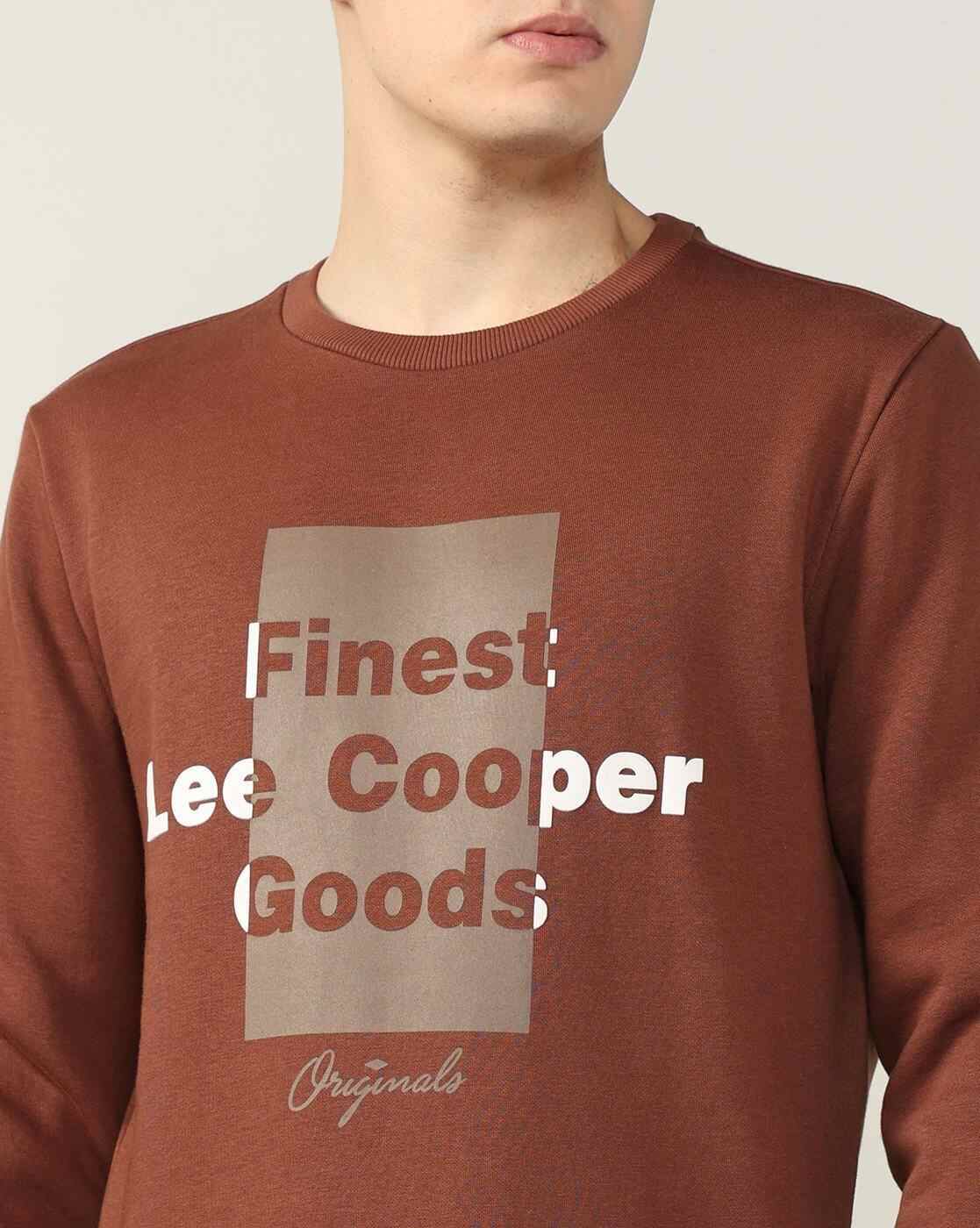 Lee Cooper | Men Typographic Print Regular Fit Sweatshirt|5
