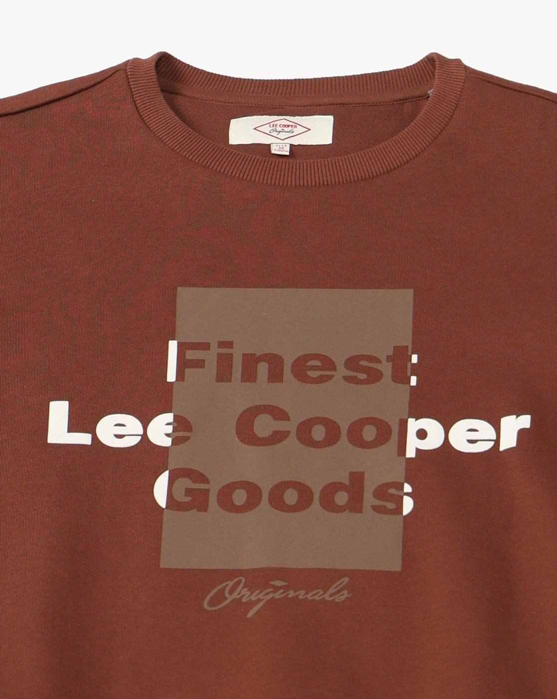 Lee Cooper | Men Typographic Print Regular Fit Sweatshirt|6