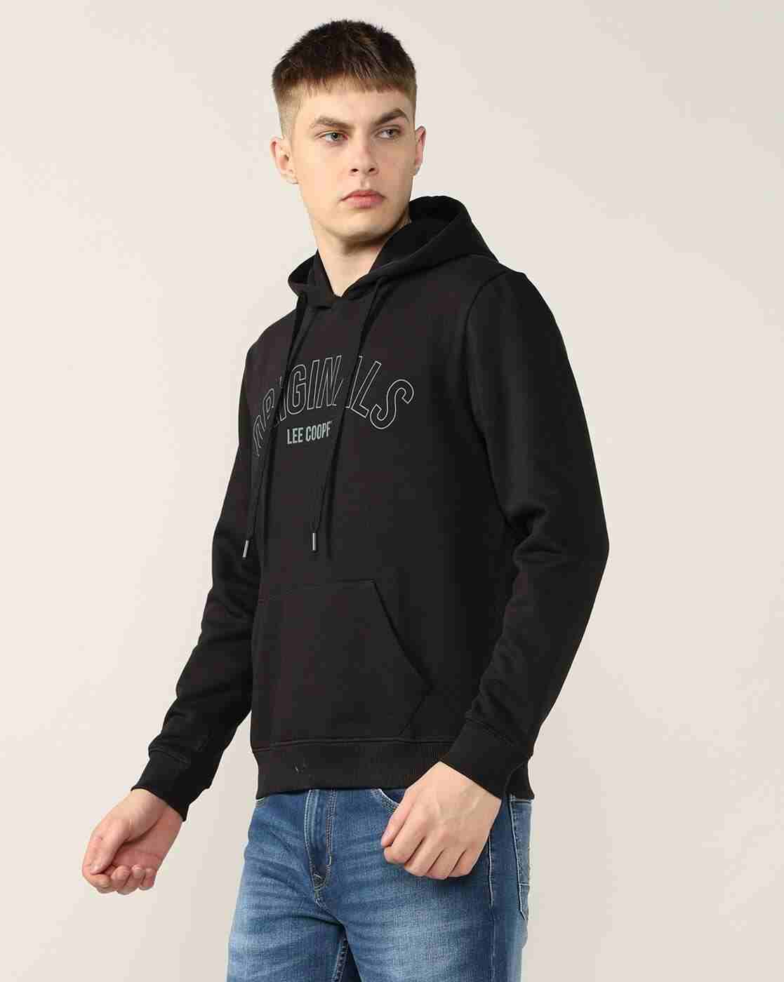 Lee Cooper | Men Typographic Print Regular Fit Hoodie|1