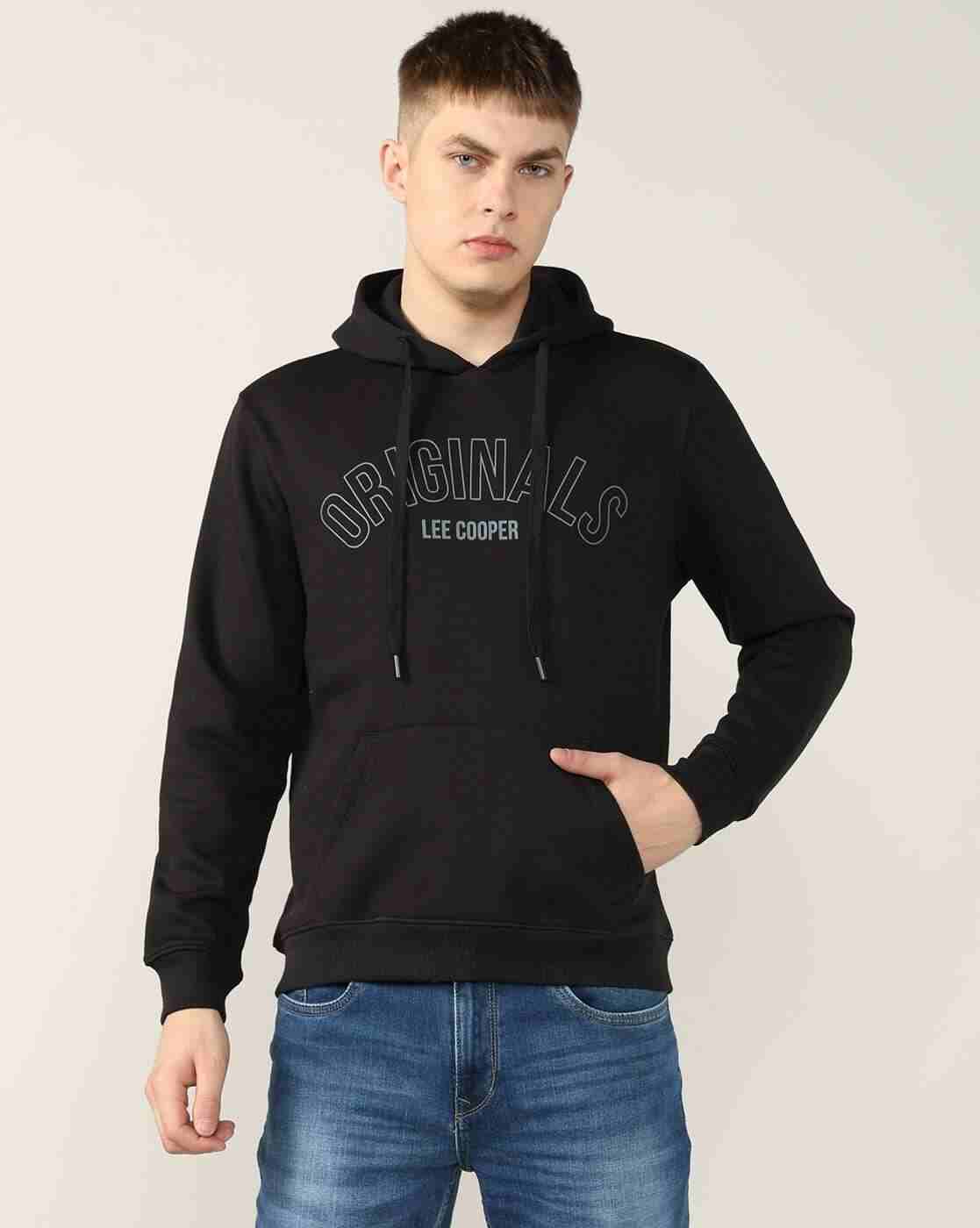 Lee Cooper | Men Typographic Print Regular Fit Hoodie|3