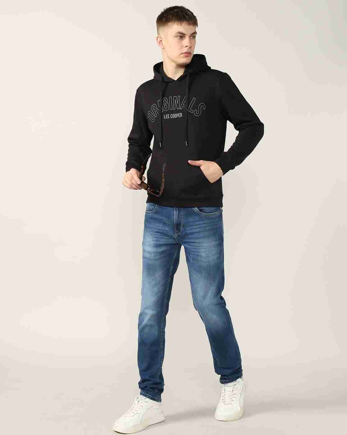 Lee Cooper | Men Typographic Print Regular Fit Hoodie|4