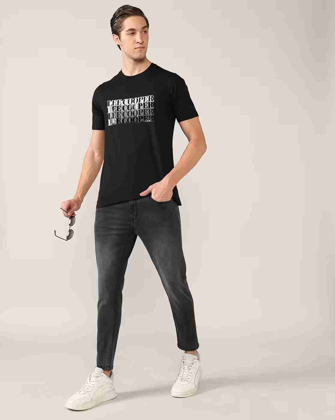 Lee Cooper | Men Artie-Mid Waist Cropped Slim Fit Jeans|0