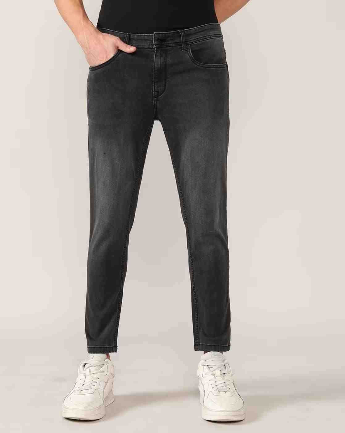 Lee Cooper | Men Artie-Mid Waist Cropped Slim Fit Jeans|1