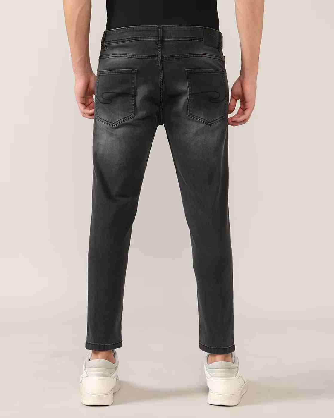 Lee Cooper | Men Artie-Mid Waist Cropped Slim Fit Jeans|3