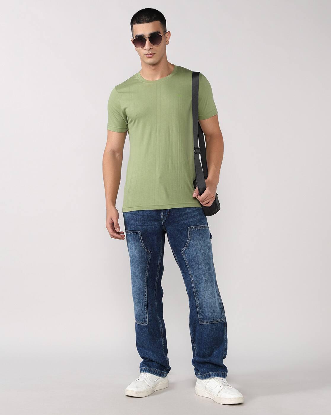 Lee Cooper | Men Mid-Rise Regular Fit Cargos Jeans|0