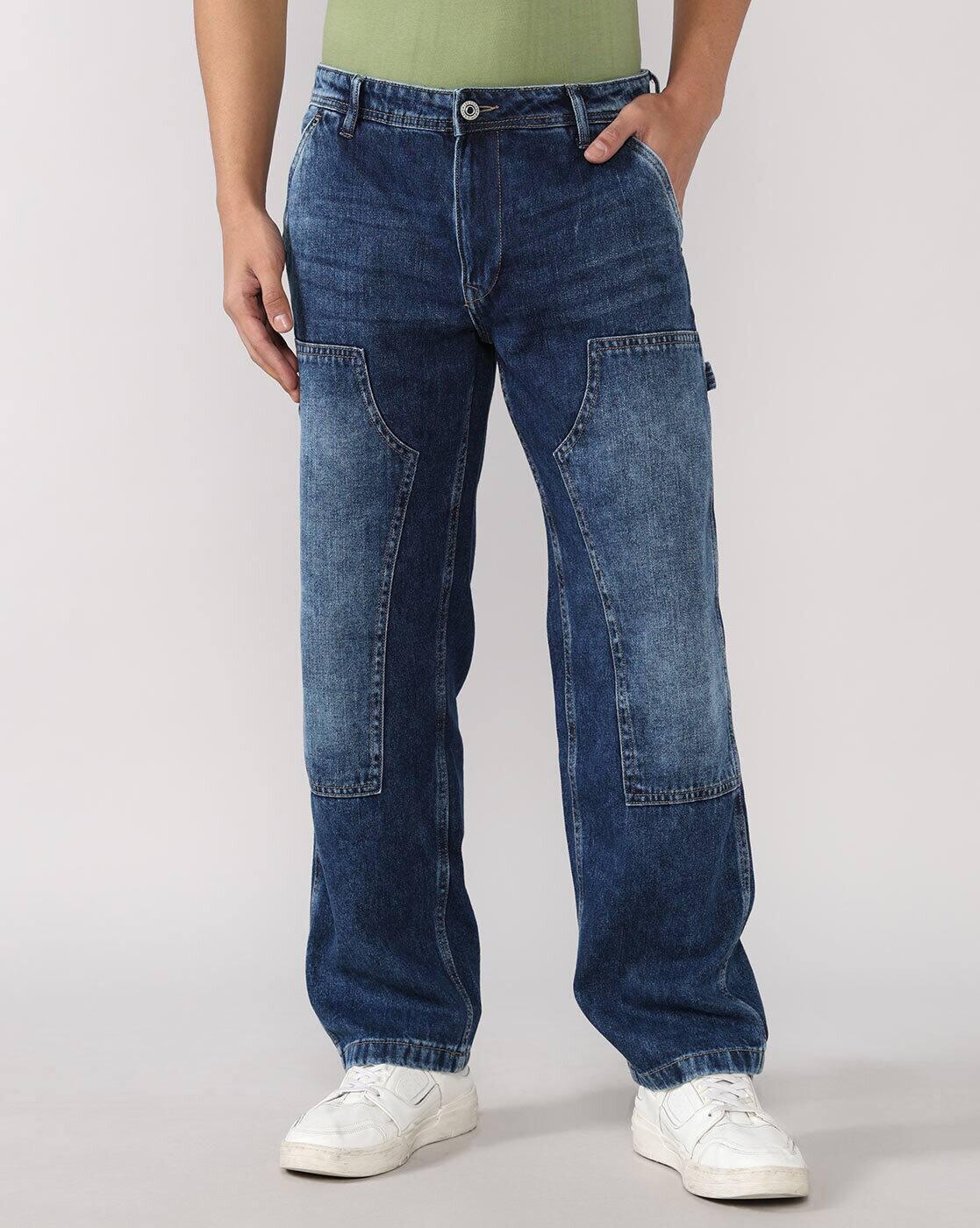 Lee Cooper | Men Mid-Rise Regular Fit Cargos Jeans|3