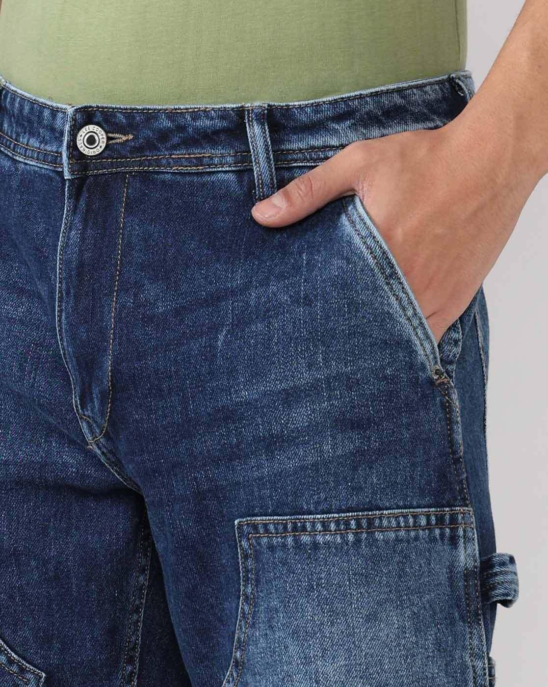 Lee Cooper | Men Mid-Rise Regular Fit Cargos Jeans|4