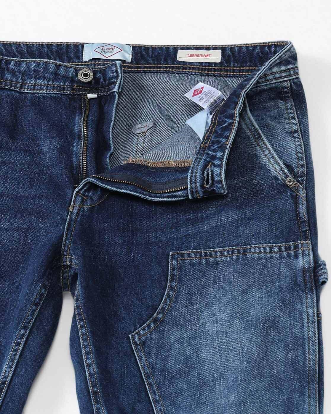Lee Cooper | Men Mid-Rise Regular Fit Cargos Jeans|5