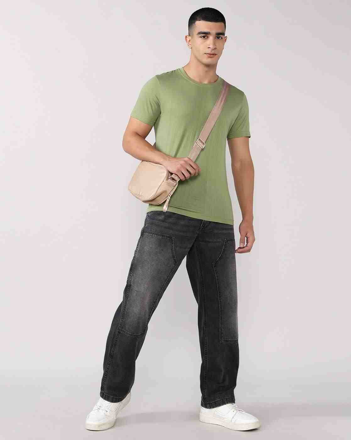 Lee Cooper | Men Mid-Rise Regular Fit Cargos Jeans|0