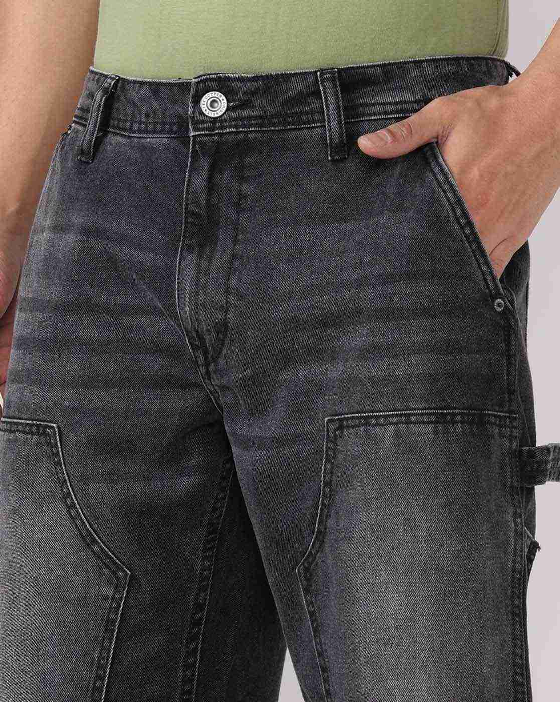 Lee Cooper | Men Mid-Rise Regular Fit Cargos Jeans|3