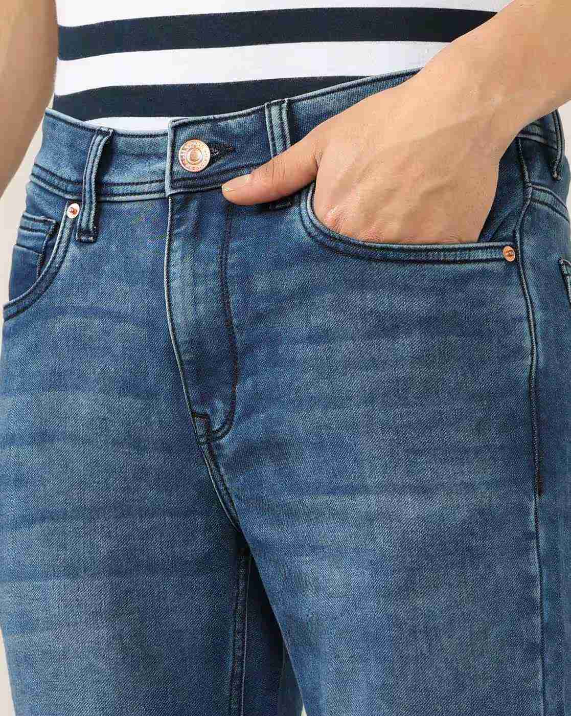 Lee Cooper | Men Mid-Rise Slim Jeans|4