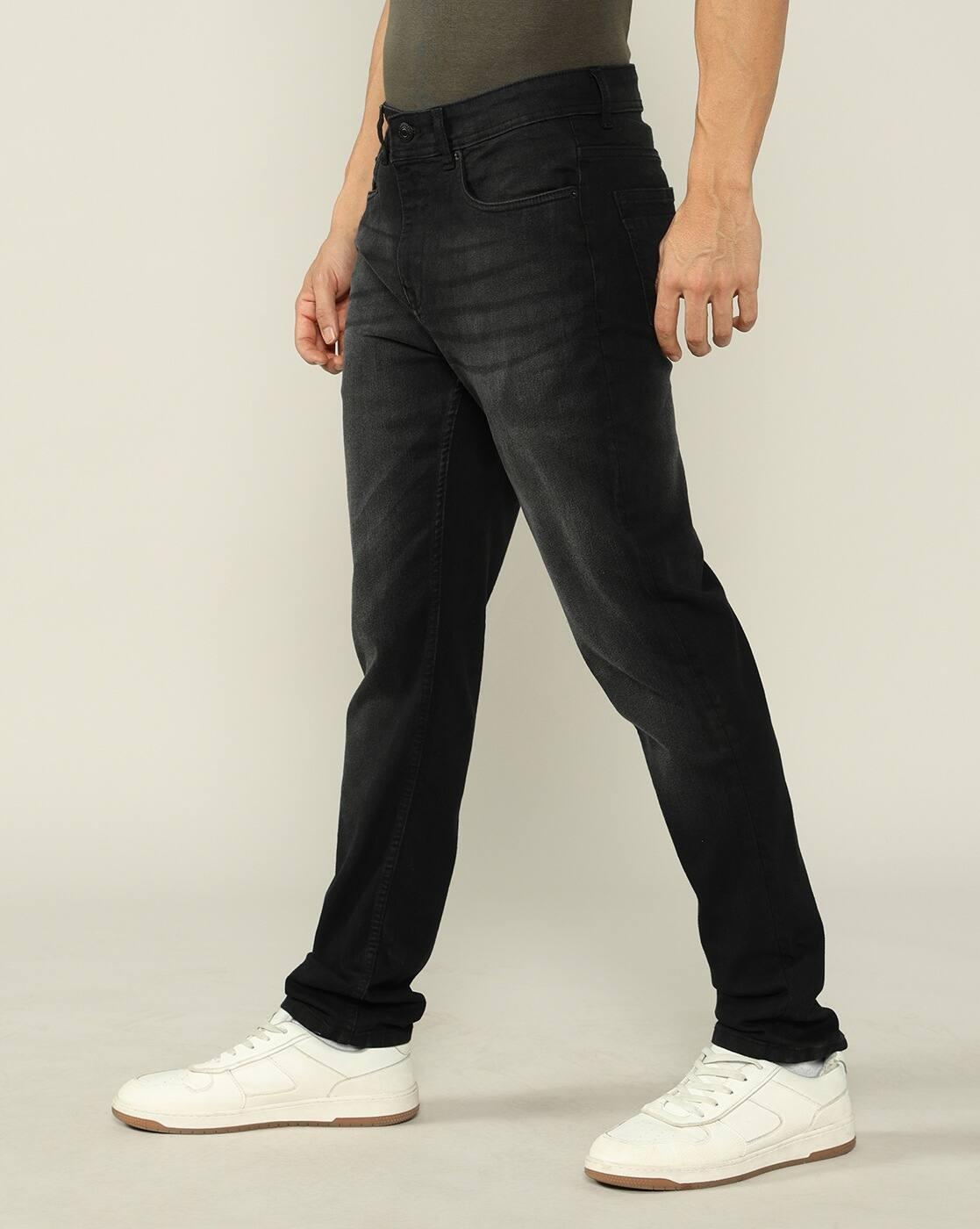 Lee Cooper | Men Lightly Washed Comfort Straight Jeans|2