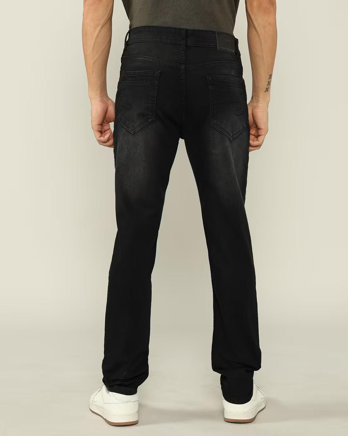Lee Cooper | Men Lightly Washed Comfort Straight Jeans|3