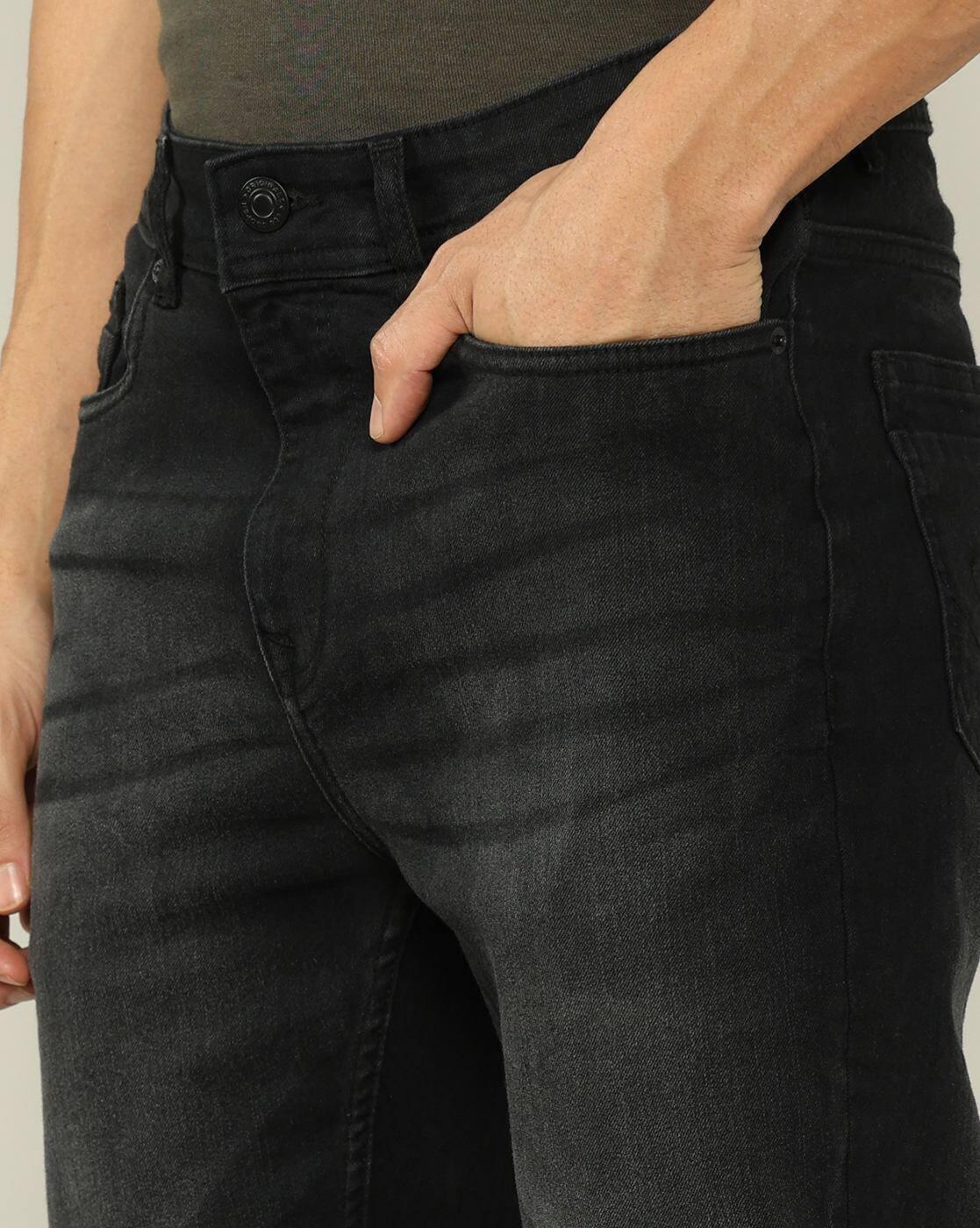 Lee Cooper | Men Lightly Washed Comfort Straight Jeans|4