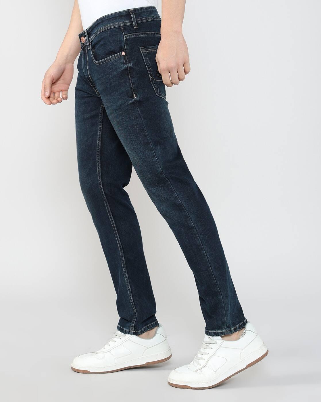 Lee Cooper | Men Lightly Washed Slim Fit Jeans|1