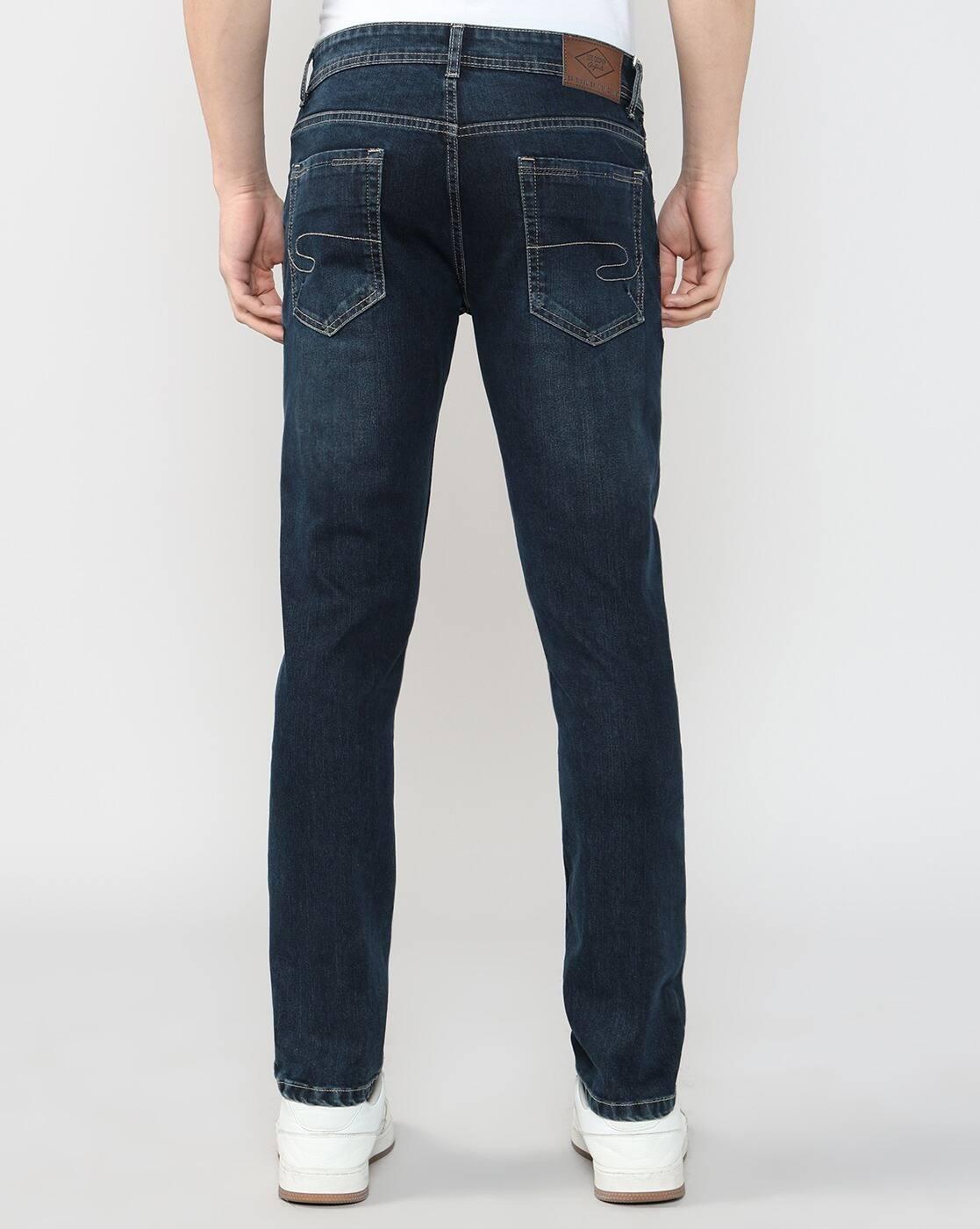 Lee Cooper | Men Lightly Washed Slim Fit Jeans|2