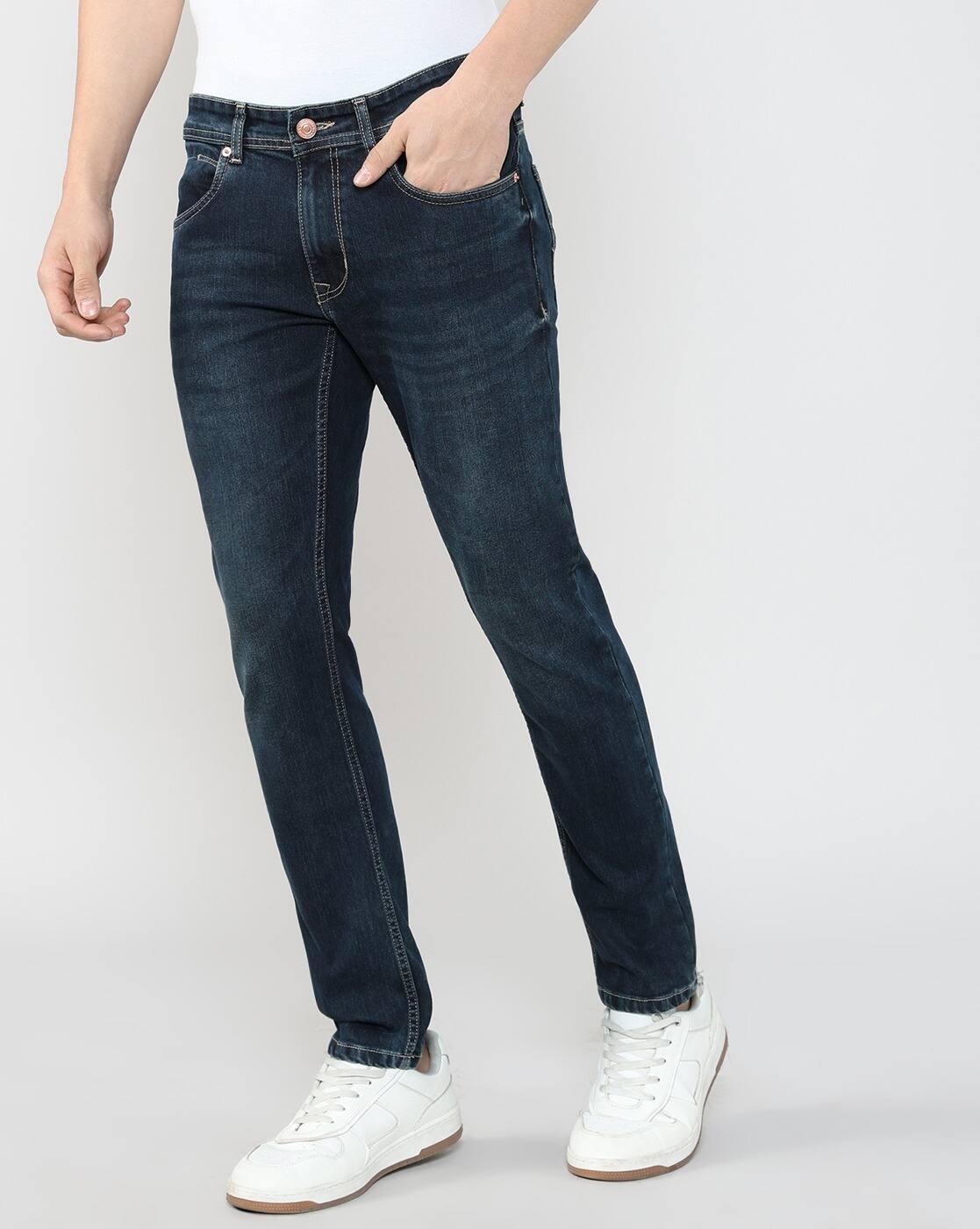 Lee Cooper | Men Lightly Washed Slim Fit Jeans|3