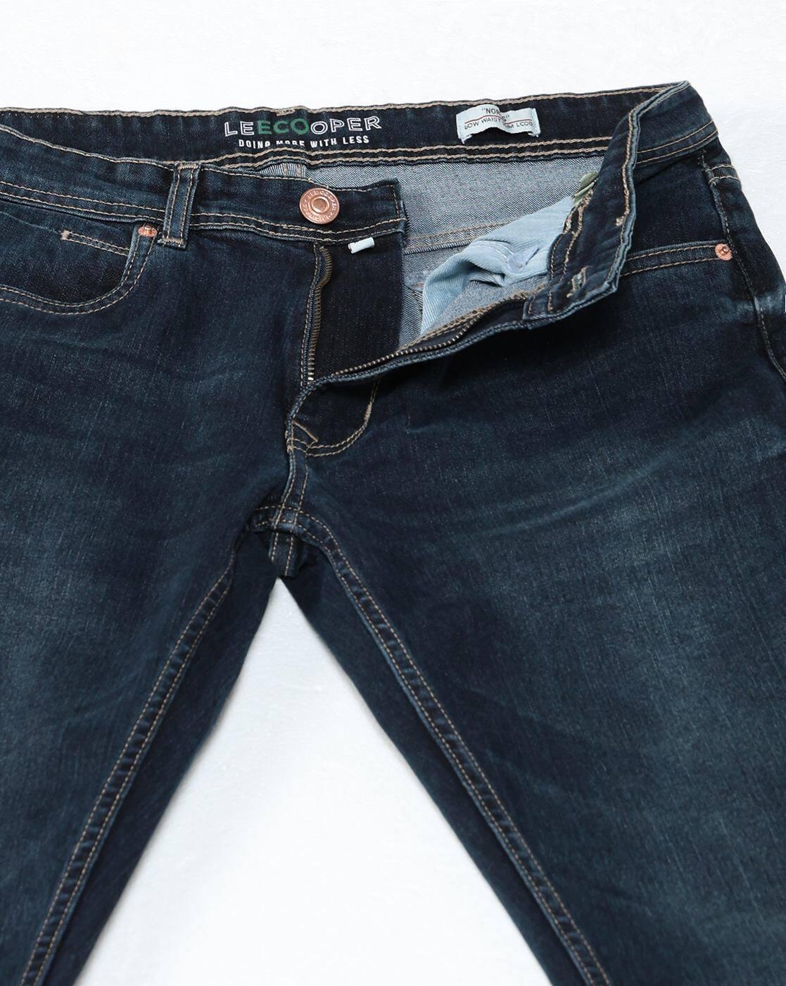 Lee Cooper | Men Lightly Washed Slim Fit Jeans|5