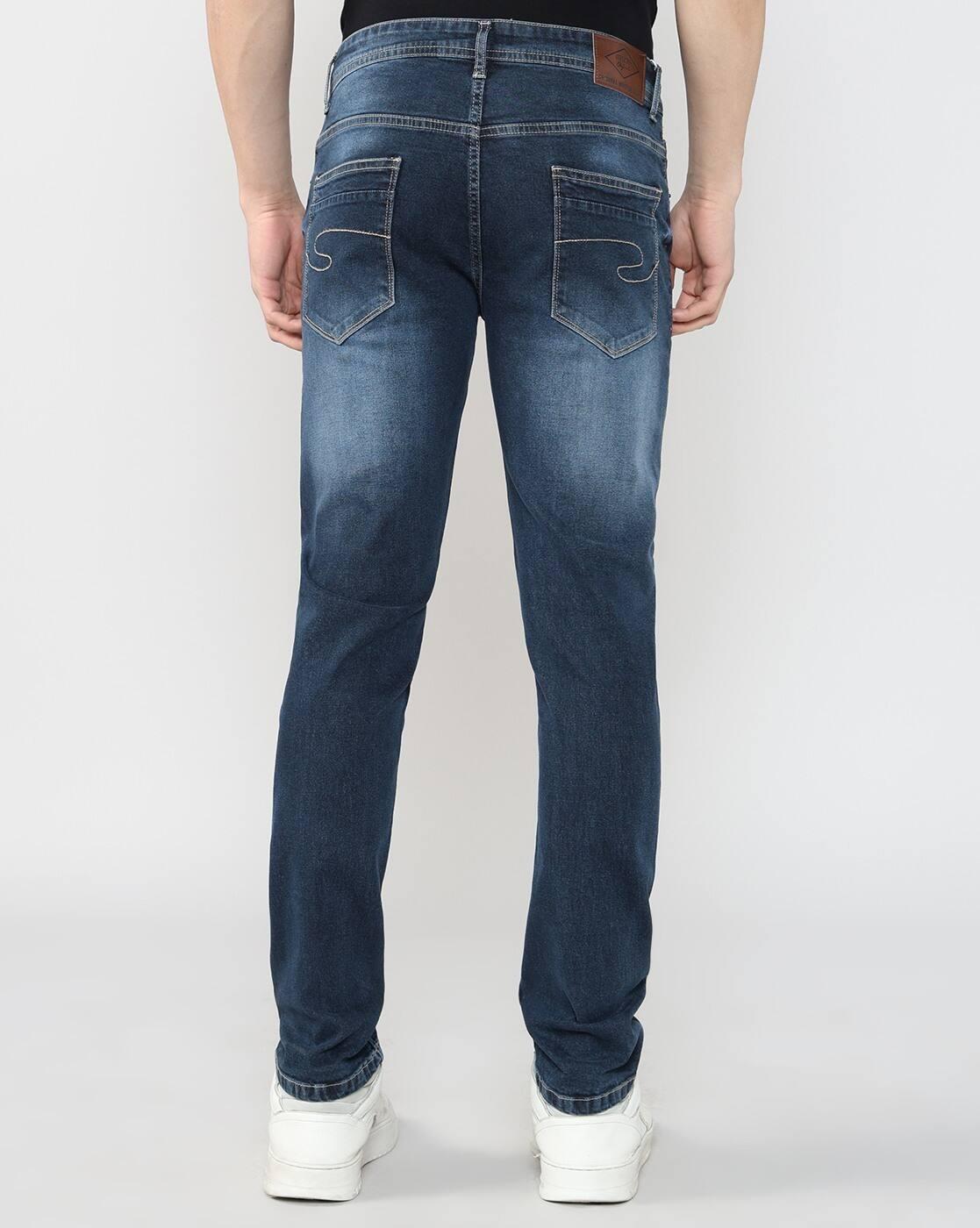 Lee Cooper | Men Mid-Wash Slim Fit Jeans|2