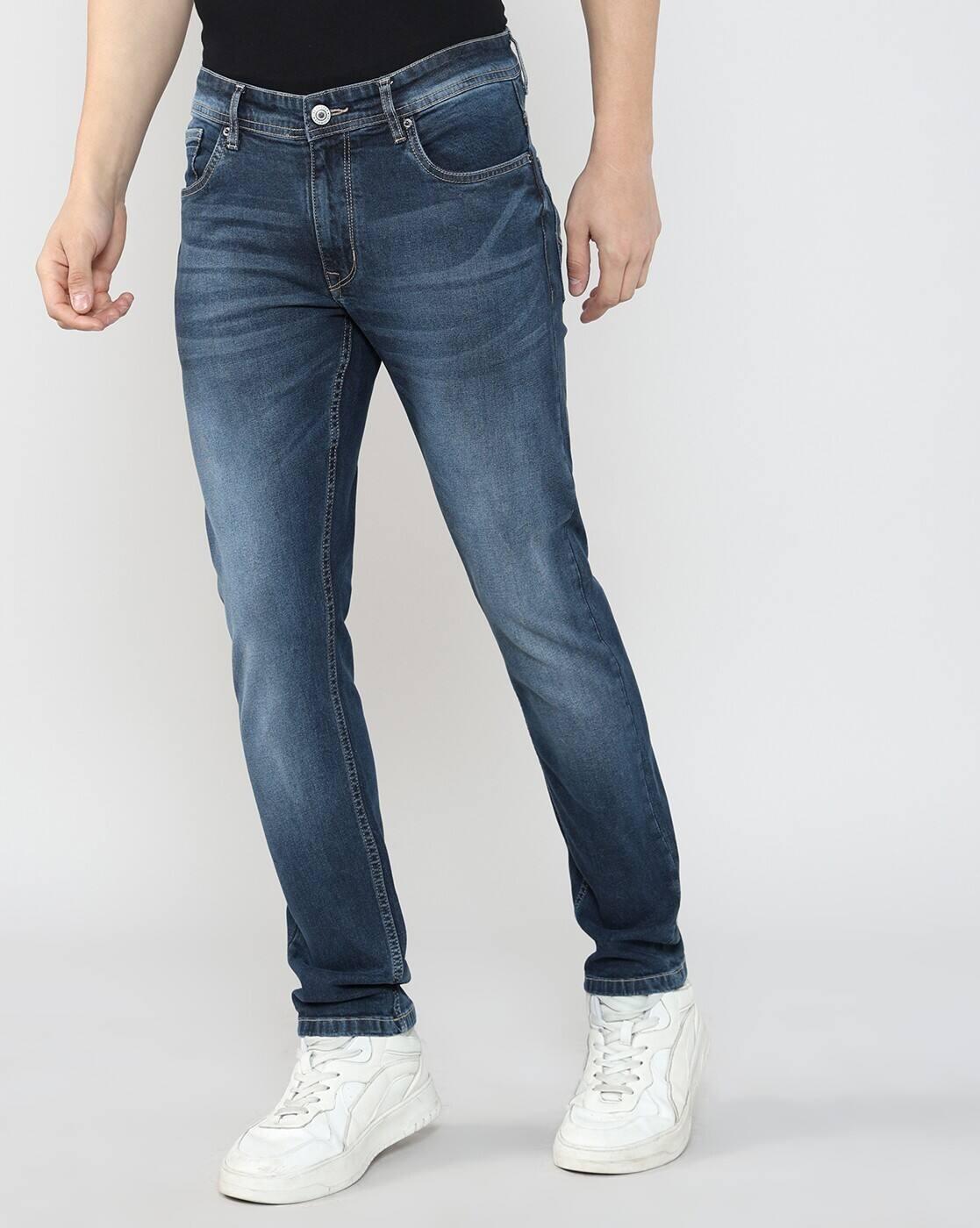 Lee Cooper | Men Mid-Wash Slim Fit Jeans|3
